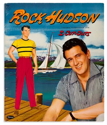(ROCK HUDSON 1925-1985) (PAPER DOLLS). Rock Hudson. Universal - International Star. 2 Cut-Outs.